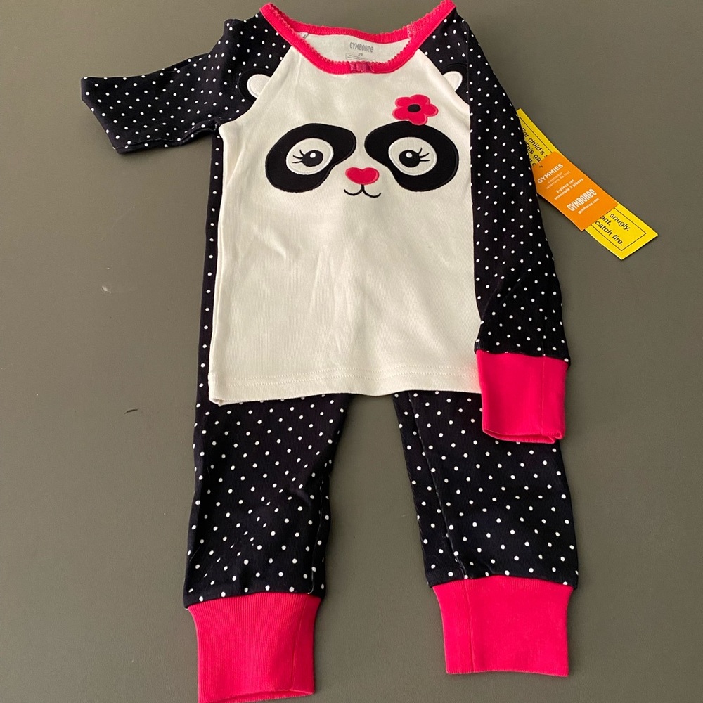 Panda Bear Pajamas. 2T